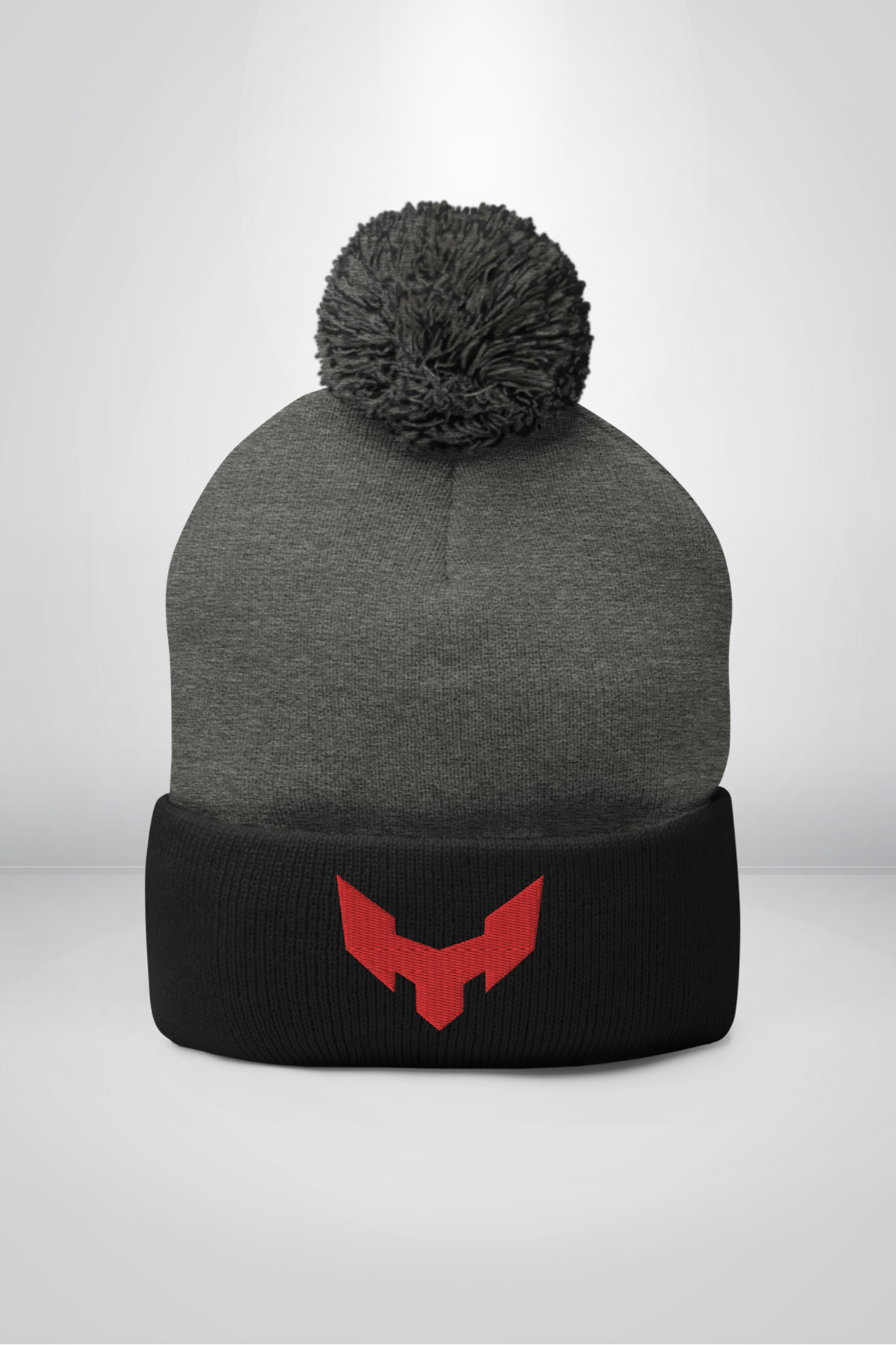 MaddVladd M Logo Pom-Pom Beanie