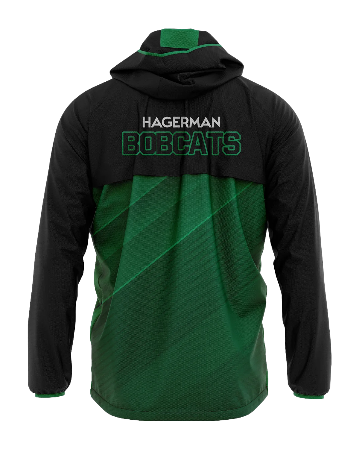 Hagerman Bobcats Hooded Windbreaker - Image 2